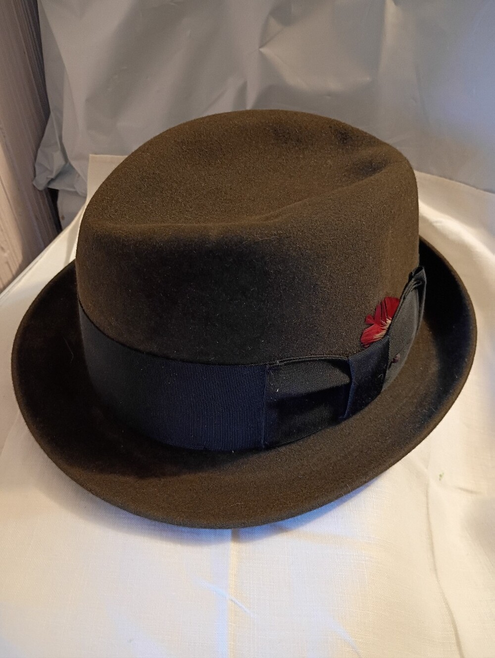Vintage Adam Fifth Avenue Harvard ’40 Felt Fedora Hat